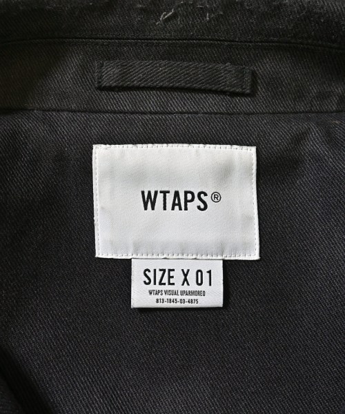 WTAPS（ダブルタップス）ステンカラーコート 黒 サイズ:01(S位) メンズ/2200730148036