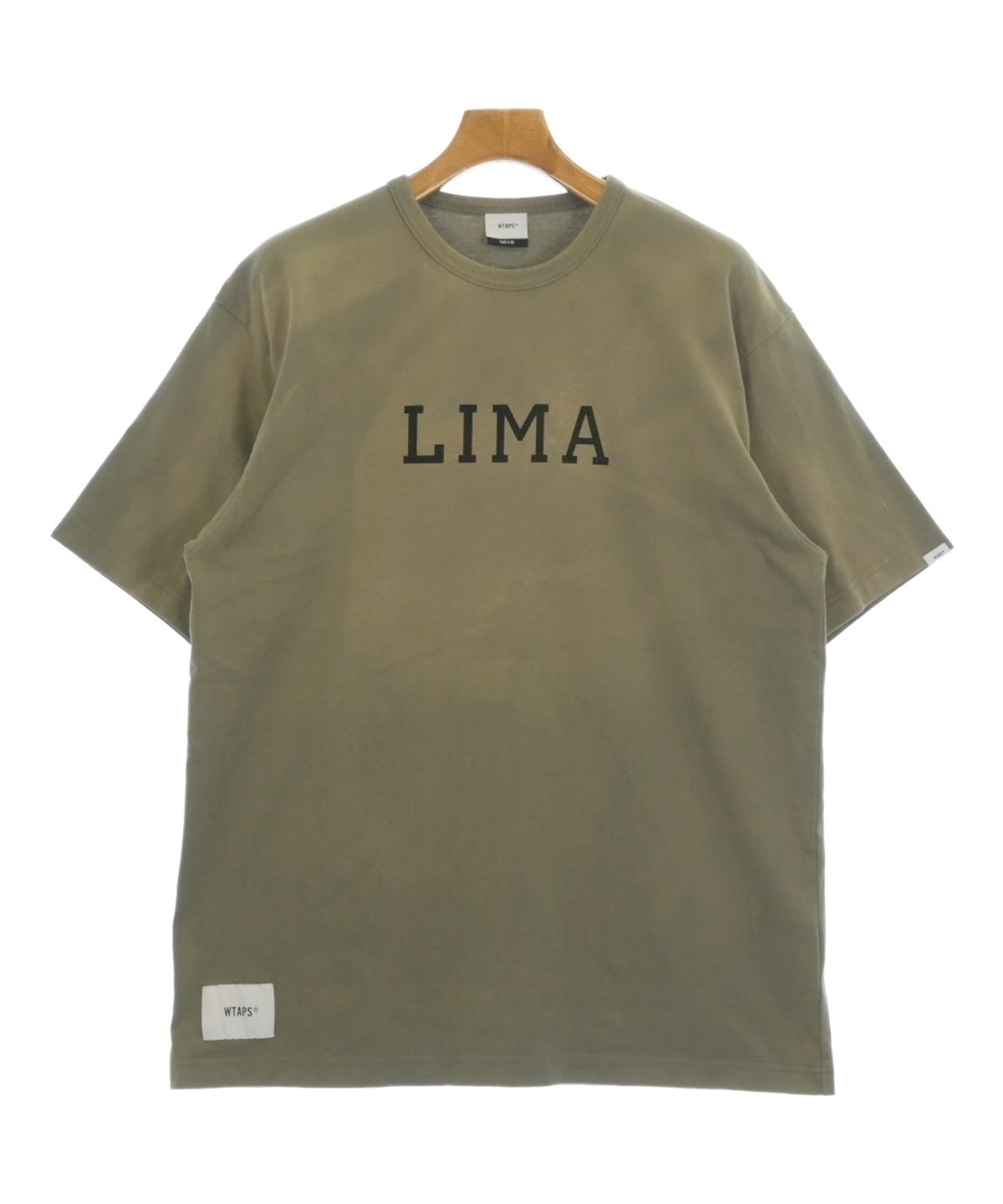 WTAPS（ダブルタップス）Tシャツ・カットソー カーキ サイズ:3(L位