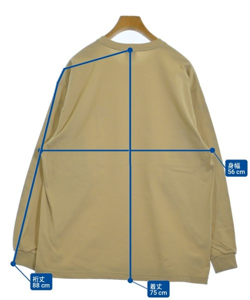 WTAPS（ダブルタップス）Tシャツ・カットソー ベージュ サイズ:02(M位) メンズ/2200733690020