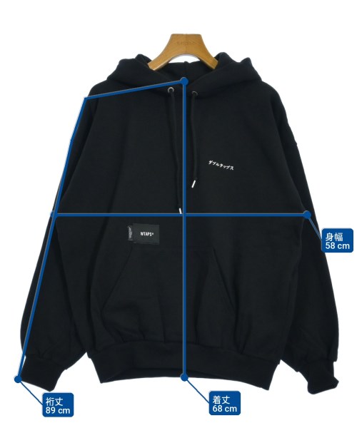 WTAPS（ダブルタップス）パーカー 黒 サイズ:02(M位) メンズ/2200733690037