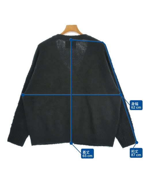 WTAPS（ダブルタップス）カーディガン 黒 サイズ:1(S位) メンズ/2200733956034
