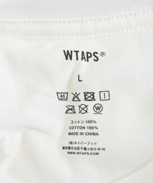 WTAPS（ダブルタップス）Tシャツ・カットソー 白 サイズ:L メンズ/2200733326011