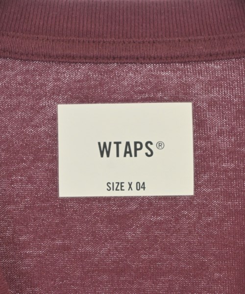 WTAPS（ダブルタップス）Tシャツ・カットソー 赤 サイズ:4(XL位) メンズ/2200736827027