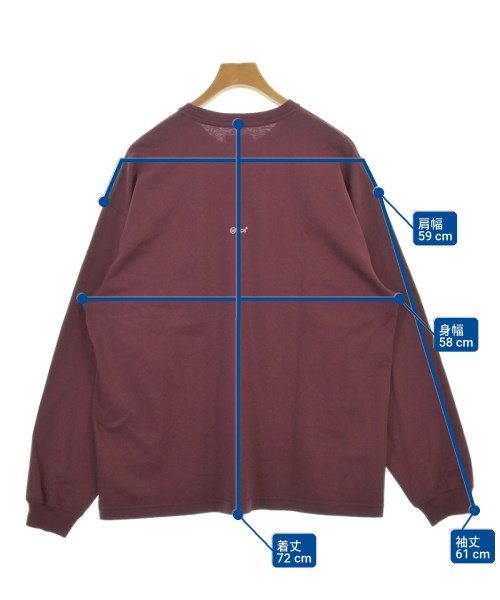 WTAPS（ダブルタップス）Tシャツ・カットソー 赤 サイズ:4(XL位) メンズ/2200736827027