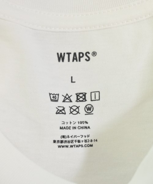 WTAPS（ダブルタップス）Tシャツ・カットソー 白 サイズ:L メンズ/2200736827034