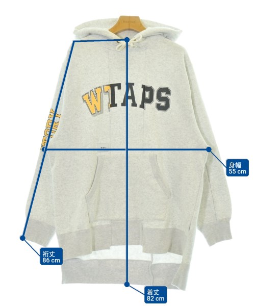 WTAPS（ダブルタップス）パーカー グレー サイズ:02(M位) メンズ/2200715494134