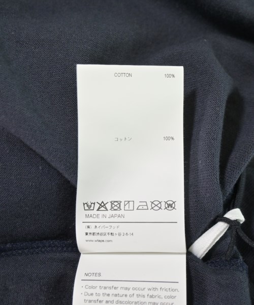 WTAPS（ダブルタップス）Tシャツ・カットソー 紺 サイズ:4(XL位) メンズ/2200720638028