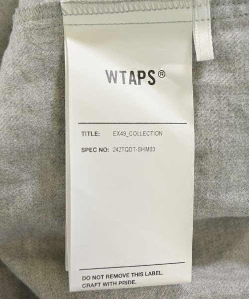 WTAPS（ダブルタップス）カジュアルシャツ グレー サイズ:04(XL位) メンズ/2200716619246