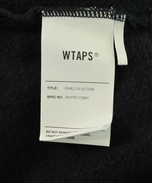 WTAPS（ダブルタップス）スウェット 黒 サイズ:4(XL位) メンズ/2200716619413