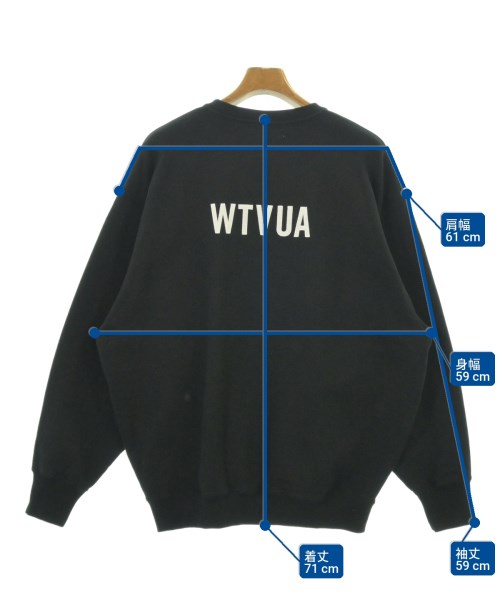 WTAPS（ダブルタップス）スウェット 黒 サイズ:4(XL位) メンズ/2200716619413