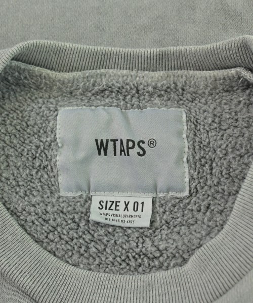 WTAPS（ダブルタップス）スウェット グレー サイズ:1(S位) メンズ/2200721087245