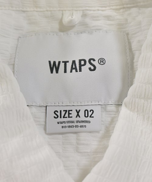 WTAPS（ダブルタップス）カジュアルシャツ 白 サイズ:02(M位) メンズ/2200721087269