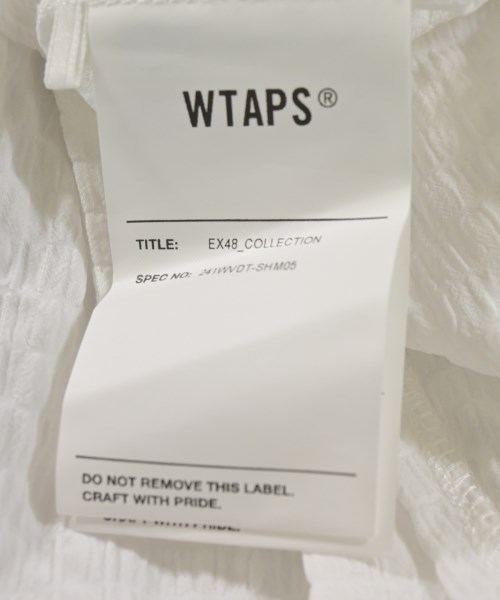 WTAPS（ダブルタップス）カジュアルシャツ 白 サイズ:02(M位) メンズ/2200721087269