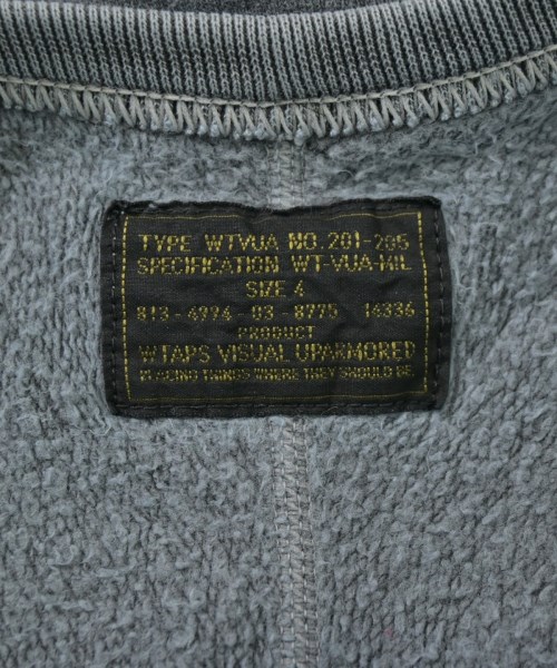 WTAPS（ダブルタップス）Tシャツ・カットソー グレー サイズ:4(XL位) メンズ/2200721236049
