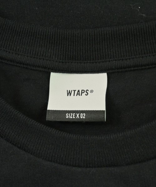 WTAPS（ダブルタップス）Tシャツ・カットソー 黒 サイズ:02(M位) メンズ/2200720581041