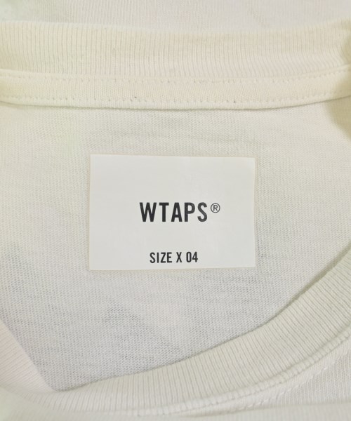 WTAPS（ダブルタップス）Tシャツ・カットソー 白 サイズ:04X(XL位) メンズ/2200722818060