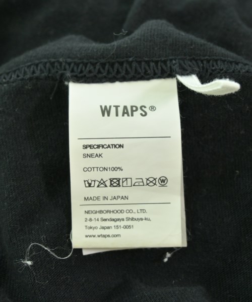 WTAPS（ダブルタップス）Tシャツ・カットソー 黒 サイズ:03(L位) メンズ/2200722889039