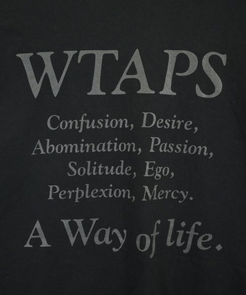 WTAPS（ダブルタップス）Tシャツ・カットソー 黒 サイズ:03(L位) メンズ/2200722889039