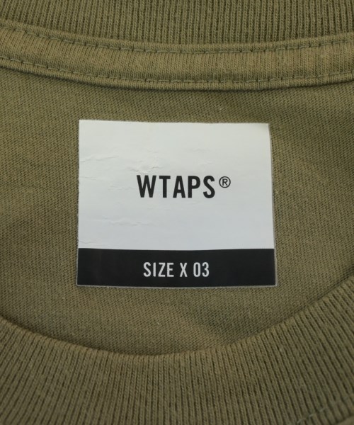 WTAPS（ダブルタップス）Tシャツ・カットソー カーキ サイズ:3(L位) メンズ/2200720471304