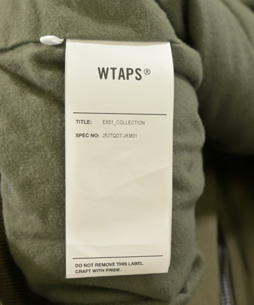 WTAPS（ダブルタップス）ダウンジャケット/ダウンベスト カーキ サイズ:03(L位) メンズ/2200723810018