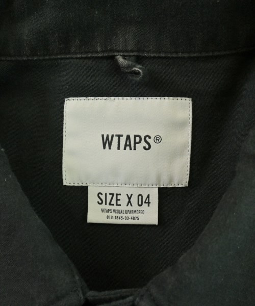 WTAPS（ダブルタップス）ミリタリーブルゾン 黒 サイズ:4(XL位) メンズ/2200724085040