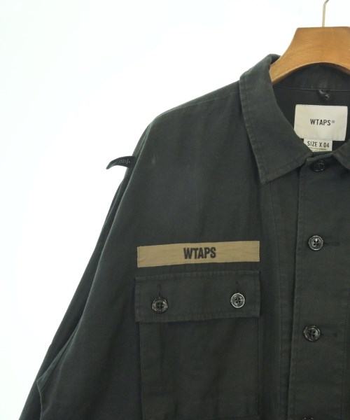 WTAPS（ダブルタップス）ミリタリーブルゾン 黒 サイズ:4(XL位) メンズ/2200724085040