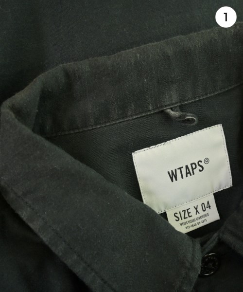 WTAPS（ダブルタップス）ミリタリーブルゾン 黒 サイズ:4(XL位) メンズ/2200724085040