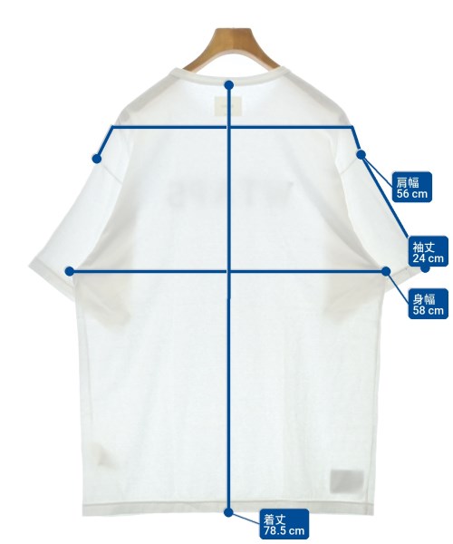 WTAPS（ダブルタップス）Tシャツ・カットソー 白 サイズ:4(XL位) メンズ/2200724085156