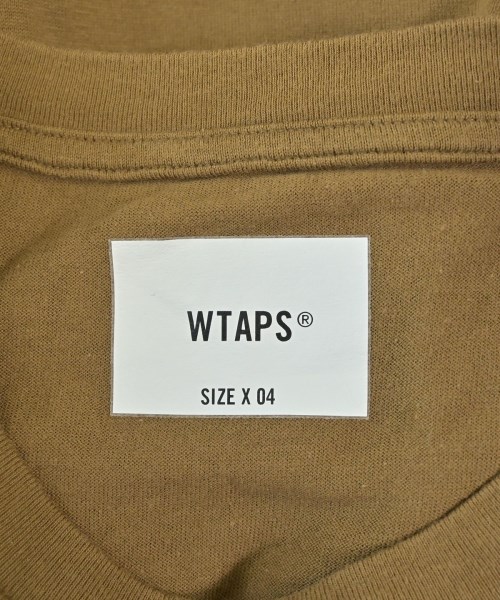 WTAPS（ダブルタップス）Tシャツ・カットソー 茶 サイズ:4(XL位) メンズ/2200724085170
