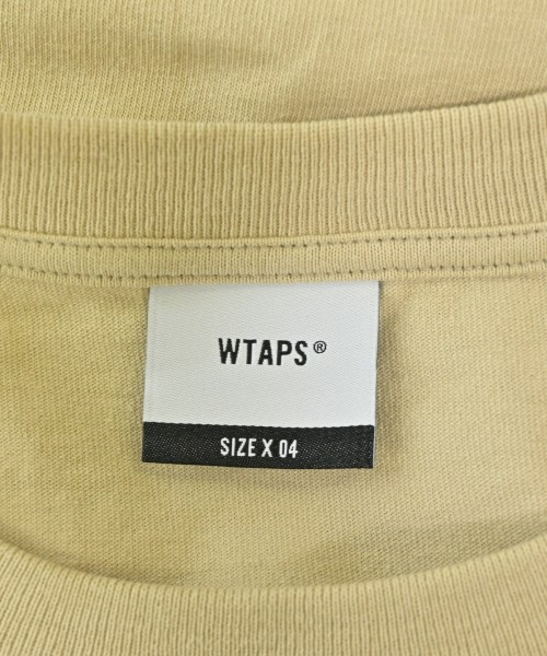 WTAPS（ダブルタップス）Tシャツ・カットソー ベージュ サイズ:4(XL位) メンズ/2200724085187