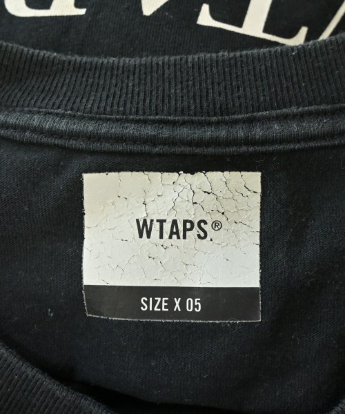 WTAPS（ダブルタップス）Tシャツ・カットソー 黒 サイズ:5(XXL位) メンズ/2200724085231