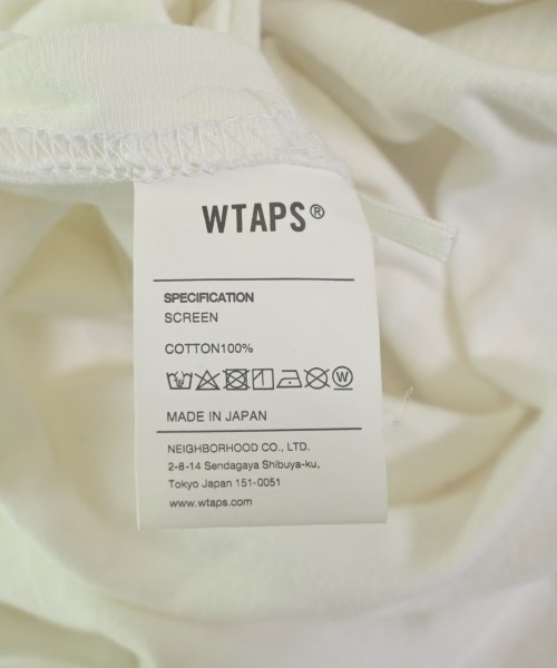 WTAPS（ダブルタップス）Tシャツ・カットソー 白 サイズ:02(M位) メンズ/2200724677108