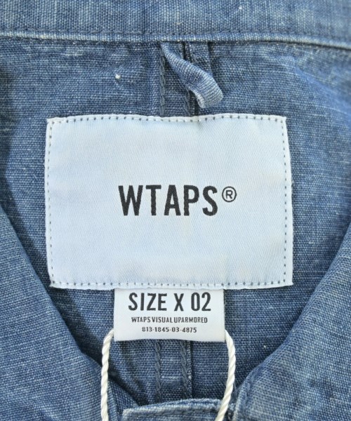 WTAPS（ダブルタップス）カジュアルシャツ 青 サイズ:2(M位) メンズ/2200725357030