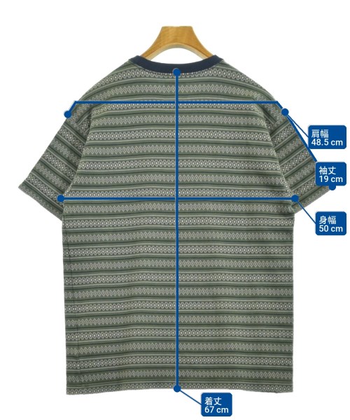WTAPS（ダブルタップス）Tシャツ・カットソー カーキ サイズ:1(S位) メンズ/2200725474041