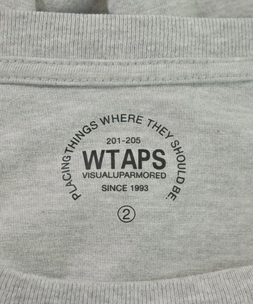 WTAPS（ダブルタップス）Tシャツ・カットソー グレー サイズ:2(M位) メンズ/2200721612508