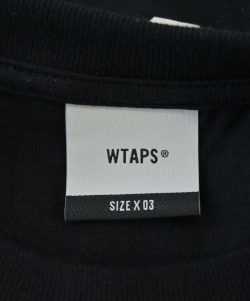 WTAPS（ダブルタップス）Tシャツ・カットソー 黒 サイズ:03(L位) メンズ/2200727213105