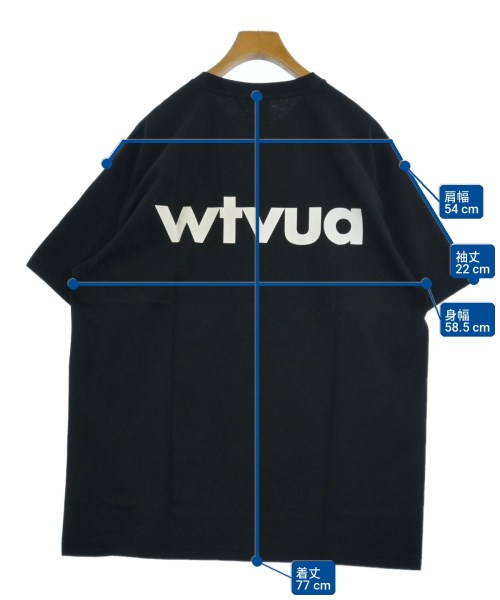 WTAPS（ダブルタップス）Tシャツ・カットソー 黒 サイズ:03(L位) メンズ/2200727213105