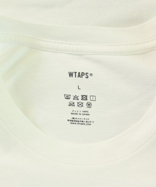 WTAPS（ダブルタップス）Tシャツ・カットソー 白 サイズ:L メンズ/2200727213112