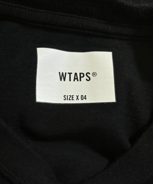 WTAPS（ダブルタップス）Tシャツ・カットソー 黒 サイズ:04(XL位) メンズ/2200683115024