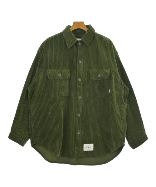WTAPS(ダブルタップス)カジュアルシャツ 緑 サイズ:2(M位)/2200683311037