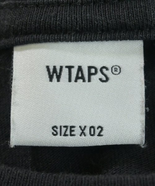 WTAPS（ダブルタップス）Tシャツ・カットソー 黒 サイズ:2(M位) メンズ/2200683311044