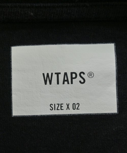 WTAPS（ダブルタップス）Tシャツ・カットソー 黒 サイズ:2(M位) メンズ/2200683311075