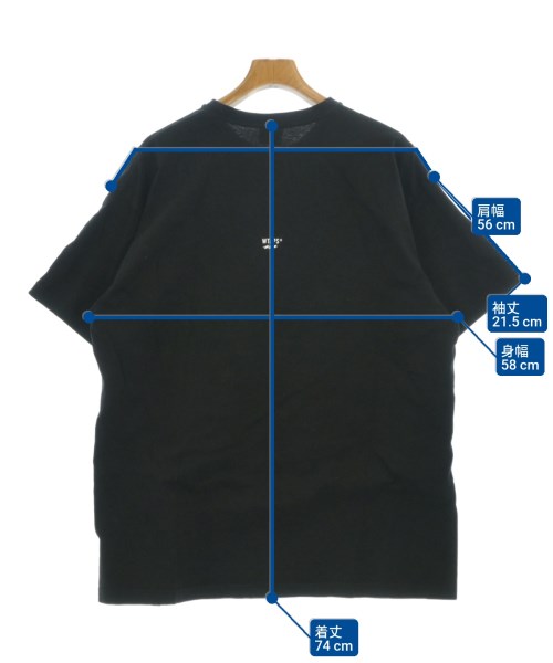 WTAPS（ダブルタップス）Tシャツ・カットソー 黒 サイズ:03(L位) メンズ/2200679324843