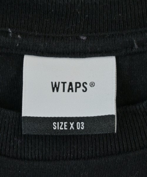 WTAPS（ダブルタップス）Tシャツ・カットソー 黒 サイズ:03(L位) メンズ/2200679324850
