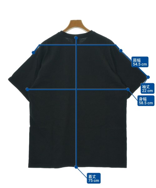 WTAPS（ダブルタップス）Tシャツ・カットソー 黒 サイズ:3(L位) メンズ/2200679673149