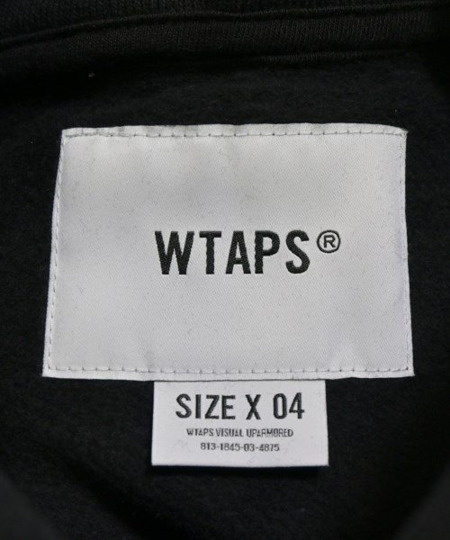 WTAPS（ダブルタップス）パーカー 黒 サイズ:4(XL位) メンズ/2200679673156
