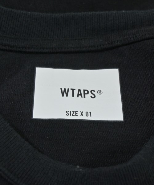 WTAPS（ダブルタップス）Tシャツ・カットソー 黒 サイズ:x01(XS位) メンズ/2200679917953
