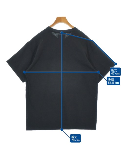 WTAPS（ダブルタップス）Tシャツ・カットソー 黒 サイズ:x01(XS位) メンズ/2200679917953
