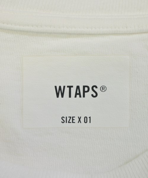 WTAPS（ダブルタップス）Tシャツ・カットソー 白 サイズ:x01(XS位) メンズ/2200680099167