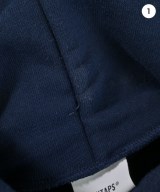 WTAPS（ダブルタップス）パーカー 紺 サイズ:02(M位) メンズ/2200684928036